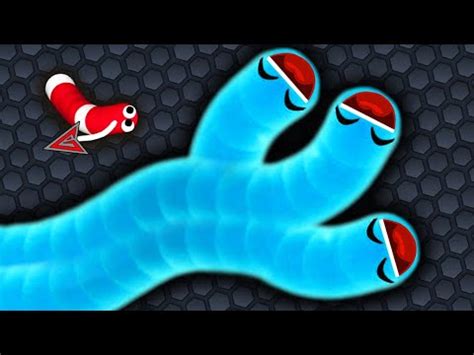 Slither.io A.I. 1 Tiny Hacker Snake vs Monster Snakes Epic Slitherio Gameplay! (WormsZone.io ...