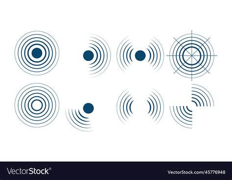 Radar screen background sonar Royalty Free Vector Image