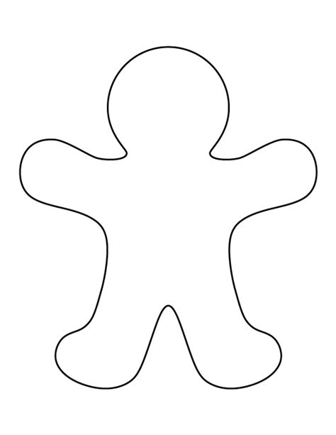 gingerbread man outline clipart 10 free Cliparts | Download images on ...