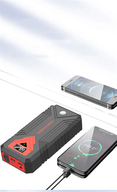 Car Battery Emergency Starter Power Pack Emergency Power Supply 30000mah For Vehicle Mobile Car ...