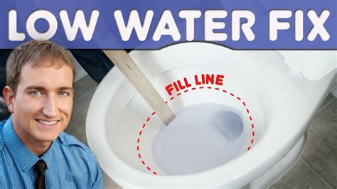 Why Is There Low Water Level In The Toilet Bowl And How to Repair - YouTube