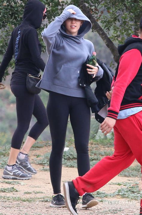 Miley Cyrus at Runyon Canyon Park in Los Angeles, February 2015