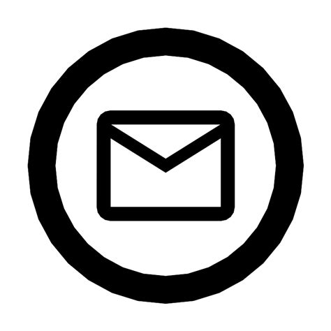 Email Circle Vector SVG Icon - SVG Repo