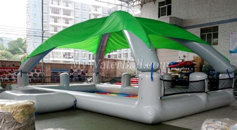 Outdoor Rectangle PVC Large Inflatable Swimming Pool with Tent for Sale - YL Inflatables