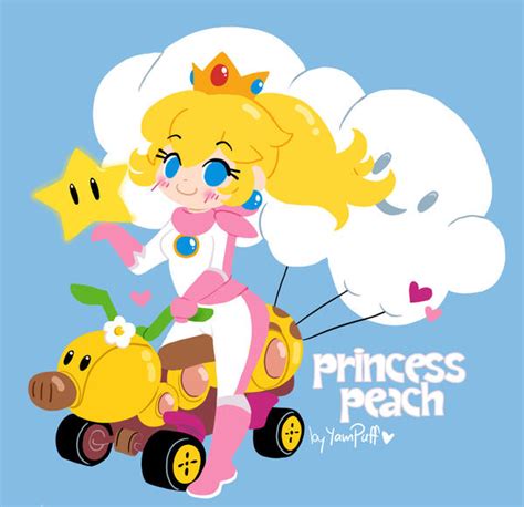 Princess Peach ::Mario Kart 8:: by YamPuff on DeviantArt