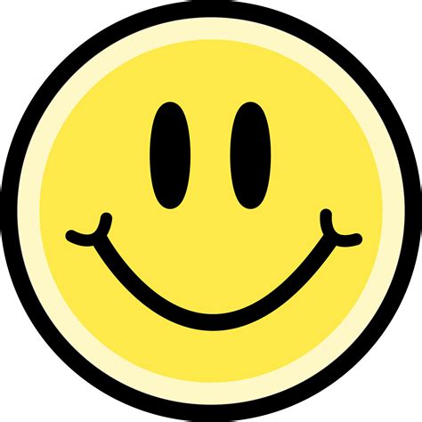 Clipart - Smiley Face Emoticon (Yellow)