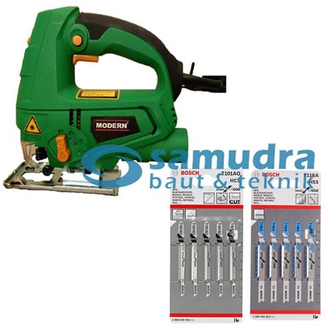 Jual MODERN Mesin Jigsaw 2200L & BOSCH Mata Gergaji Kayu T101AO Besi T118A di Lapak Samudra Baut ...