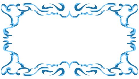 Blue abstract frame background illustration 23282168 PNG