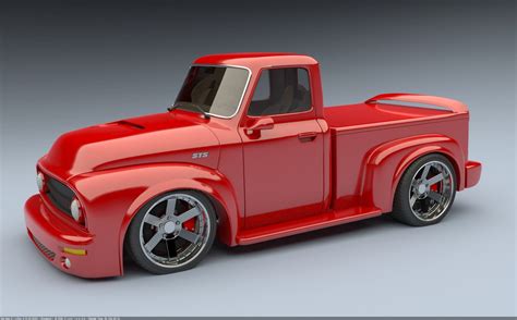 F-100 Truck Custom 3D - TurboSquid 1673158