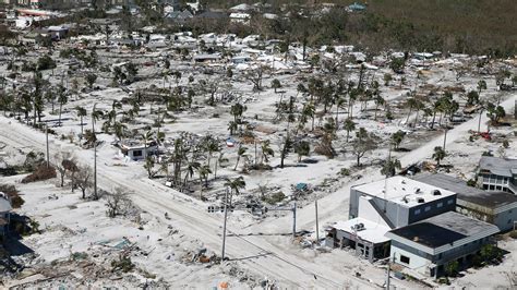 Aerial video shows devastation on Fort Myers Beach after Hurricane Ian