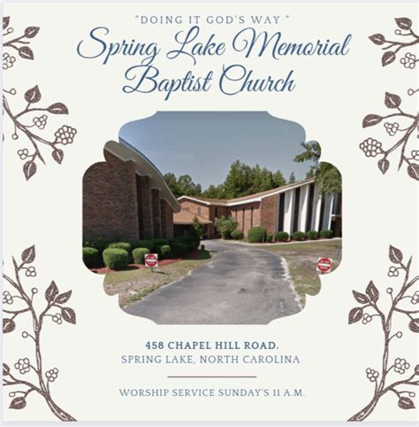 Spring Lake Memorial Missionary Baptist Church - Home