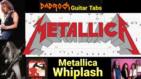 Whiplash - Metallica - Guitar + Bass TABS Lesson - YouTube