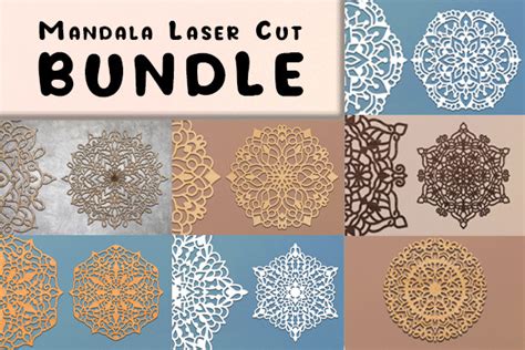 Mandala Laser Cut Svg Bundle Graphic by Cutting Edge · Creative Fabrica