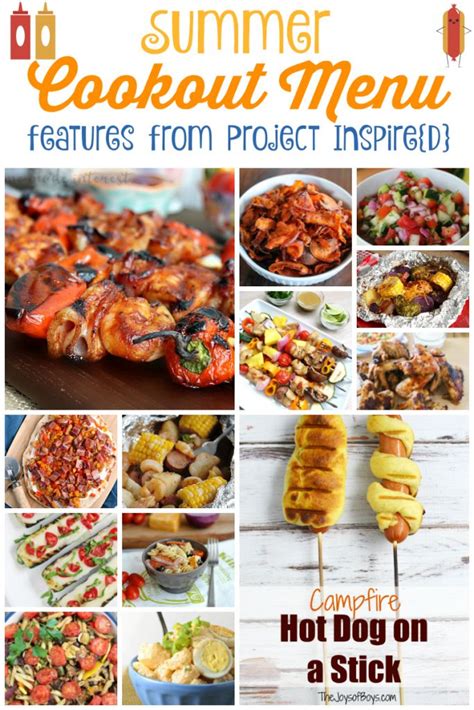 Summer Cookout Menu Ideas | Yesterday On Tuesday | Cookout menu, Summer cookouts, Cookout