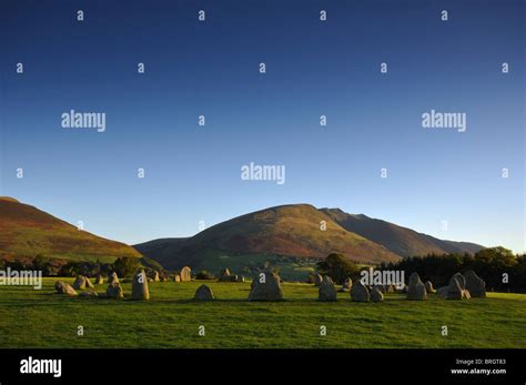 Castlerigg stone circle at sunrise Stock Photo - Alamy