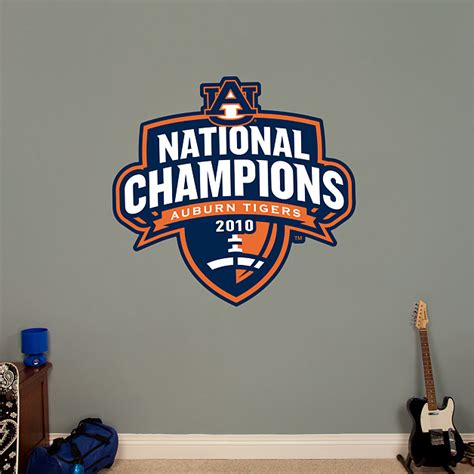 Auburn Tigers 2010 National Champions Logo Wall Decal | Shop Fathead® for Auburn Tigers Decor