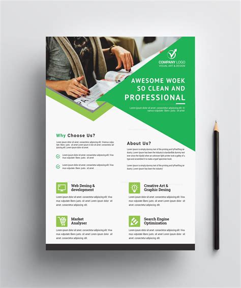 Professional Business Flyer Design – Graphic Mega | Graphic Templates Store