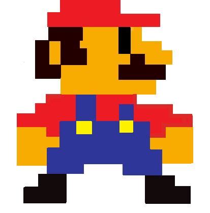 Super mario pixel - Imagui