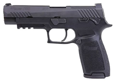 Sig Sauer P320 M17 Black 9mm Pistol, Manual Safety, 4.7" - 320F-9-M17-MS-BLK - Nagel's Gun Shop ...