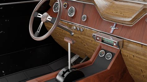 ArtStation - Ford Mustang Boss 429 interior design