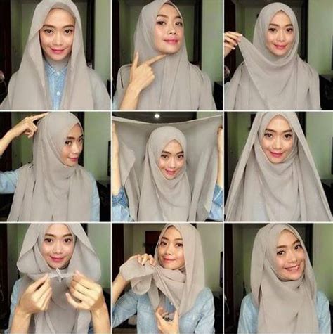 Tutorial Hijab Pashmina Simple dan Cantik