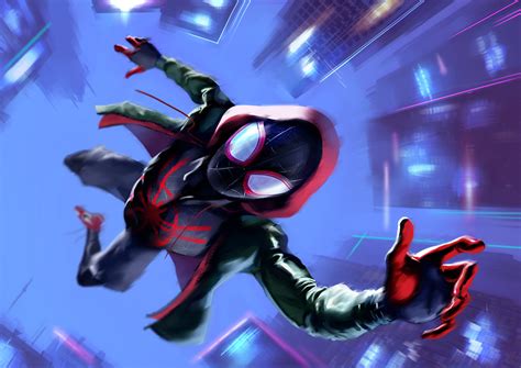 SpiderMan Into The Spider Verse Movie Arts, HD Superheroes, 4k ...