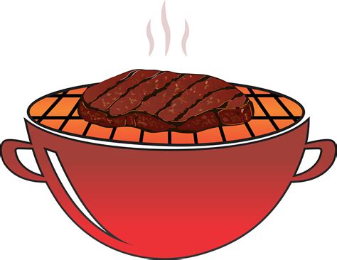 Grilled meats clipart - Clipground