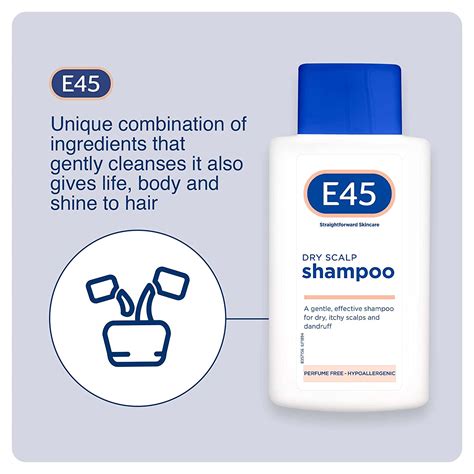 E45 Dry Scalp Shampoo 200ml - Visit Cosmetics