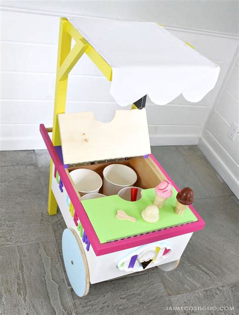 DIY Kids Play Ice Cream Cart - Jaime Costiglio