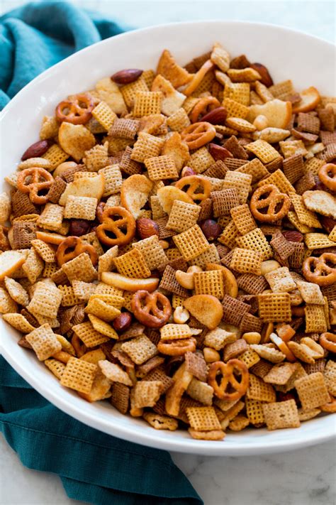 Chex Mix (Oven, Microwave, Slow Cooker) - Cooking Classy