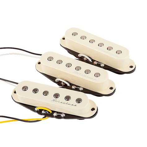 Fender Hot Noiseless Strat/Stratocaster Single Coil Pickups Set (Aged ...