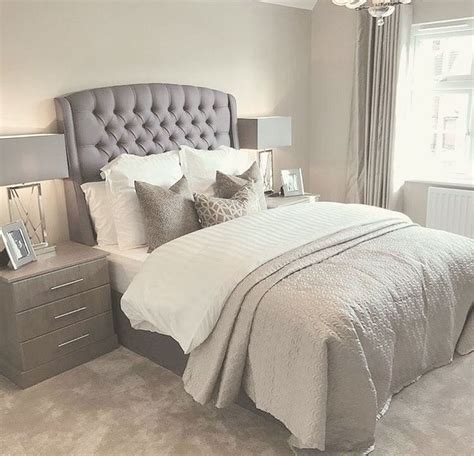 cream gray beige bedroom decor #bedroom #creambedroom #ad #houzz #bedroomdecor #interiordesign ...