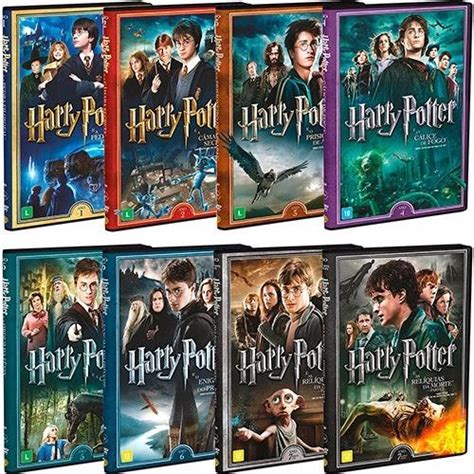 Dvd Combo Harry Potter - Coleção Com 8 Filmes - 16 Discos - R$ 189,99 em Mercado Livre