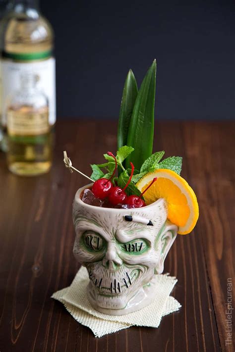 Zombie Cocktail (Tiki Cocktail) - The Little Epicurean