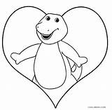 Free Printable Barney Coloring Pages For Kids sketch template