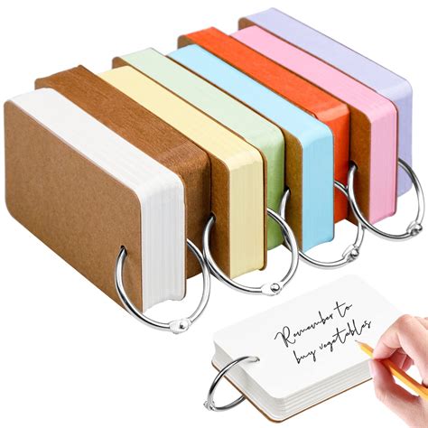 Buy 400 pcs Flash Cards Study Cards Revision Cards Index Cards, 8 ...