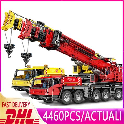 MOULD KING Crane Building Kits APP RC Crane Truck Model Sets 17013 ...