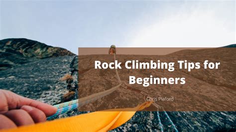 Rock Climbing Tips for Beginners | Chris Plaford | Outdoorsmanship