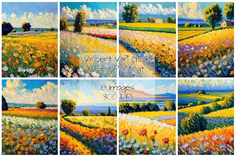 ArtStation - Vincent Van Gogh Field Painting 8 Images | Artworks