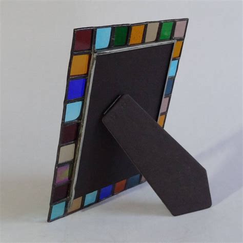 Stained Glass Picture Frame 5x7 Translucent Color Glass - Etsy