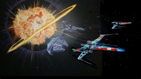 Mural: Death Star Explosion by saeriellyn on DeviantArt