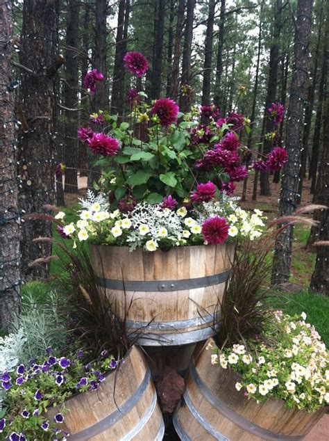 Genius Ideas How To Use Old Barrel For Planting Flowers - The ART in LIFE