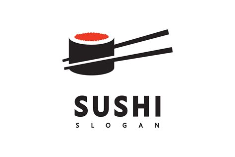Sushi Japanese Food Logo Vector Gráfico por Bigbang · Creative Fabrica
