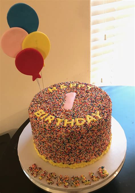 Sprinkles Birthday Cake