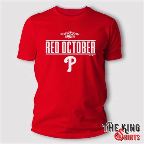 Phillies Red October T Shirt - TheKingShirtS