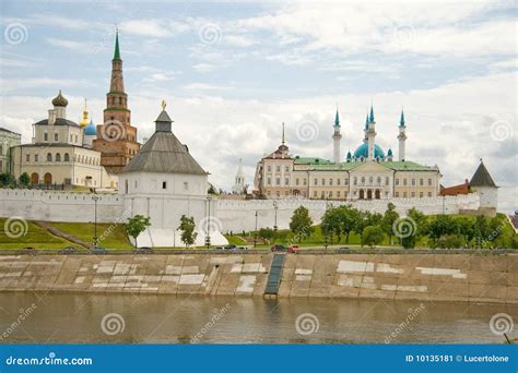 Kazan. Kremlin stock image. Image of dome, leaning, history - 10135181