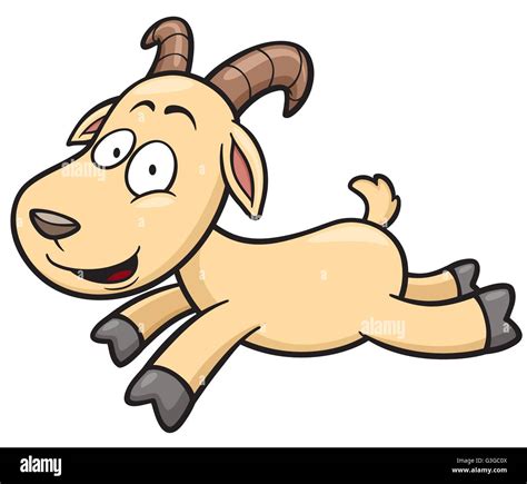 Goat cartoon hi-res stock photography and images - Alamy