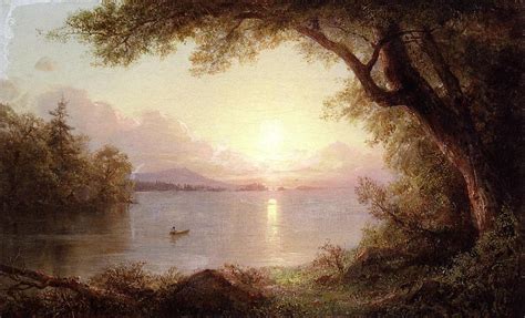 Frederic Edwin Church Landscape in the Adirondacks painting | framed paintings for sale