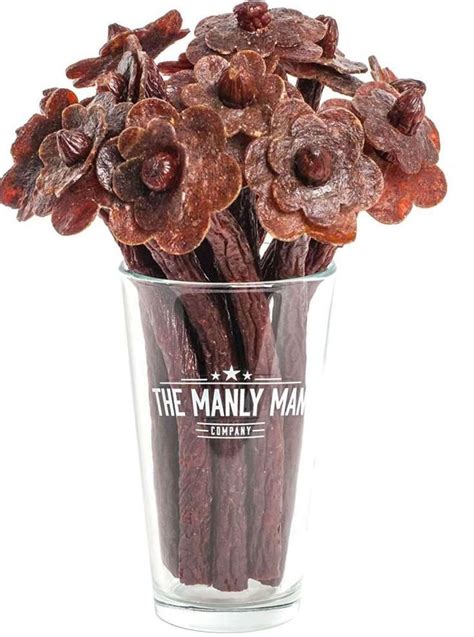 The Manly Man Company Beef Jerky Bouquet, valentines day gift for ...