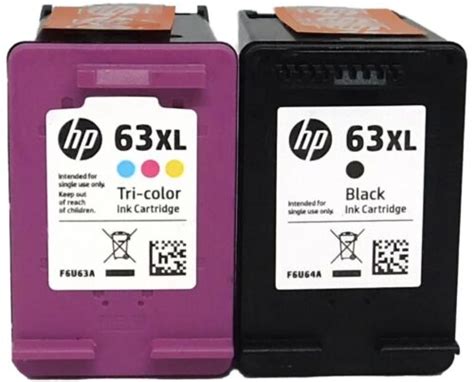 HP 63XL 2pack Combo Ink Cartridges 63XL Black and 63XL Color GENUINE | eBay